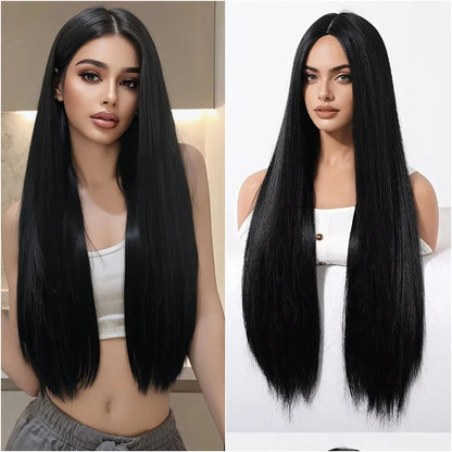 200 Density Lace Wigs 13x4 and 13x6 HD Transparent Lace Front Bone Straight Wig For Women 100% Brazilian Human Hair 40 Inch Wigs
