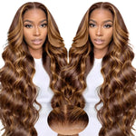 P4/27 Highlight Body Wave Human Hair Lace Wigs 13x4 and 13x6 HD Frontal Lace Wigs For Women Pre-plucked Brazilian Remy Hair Wigs