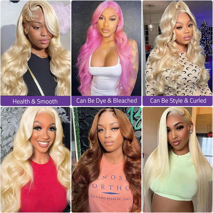 200 Density 613 HD Lace Wig,13x6 Transparent Lace Body Wave Human Hair Wig,13x4 Blonde Brazilian Hair Lace Front Wig On Selling!