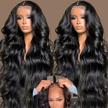 40 inch 13x6 Black body wave human hair wigs 100% Human Hair Wigs Body Wave 5X5 Glueless Lace with Pre Plucked wigs human hair