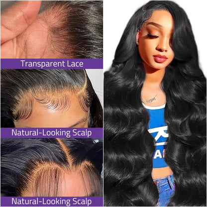 18-38 Inch Body Wave 5x5 Glueless Lace Wig, 13x6 HD Lace Wig,Brazilian Human Hair Wig, 13x4 Front Lace Wig and 360 Full Lace Wig