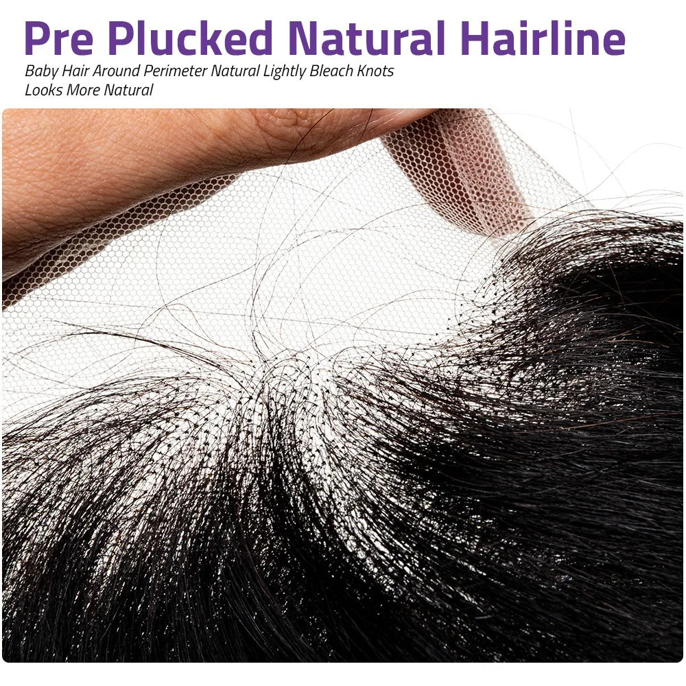 200 Density 13x6 HD Lace Frontal Wig For Black Women Brazilian Wigs Human Hair 5x5 Bone Straight HD Transparent Lace Front Wigs