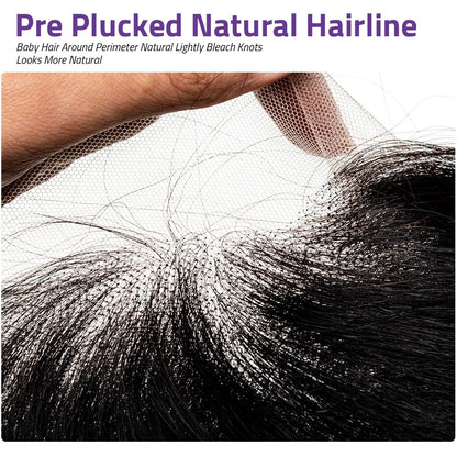 200 Density 13x6 HD Lace Frontal Wig For Black Women Brazilian Wigs Human Hair 5x5 Bone Straight HD Transparent Lace Front Wigs