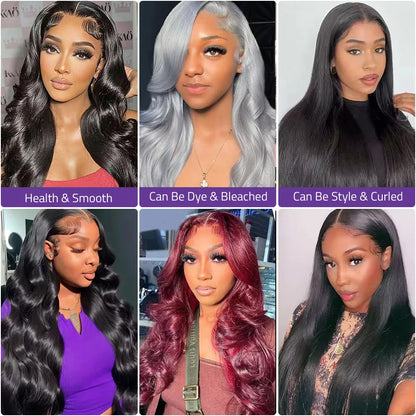 18-38 Inch Body Wave 5x5 Glueless Lace Wig, 13x6 HD Lace Wig,Brazilian Human Hair Wig, 13x4 Front Lace Wig and 360 Full Lace Wig