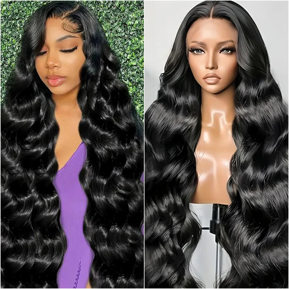 38 Inch 360 Full HD Transparent Lace Wigs Body Wave Lace Wigs For Women 100% Brazilian Human Hair Wigs Can be Bleached And Dyed.