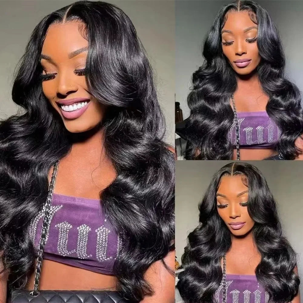 13x4 and 13x6 HD Lace Frontal Body Wave Wig 38 Inch 360 Full Lace Front Wig 100% Human Hair Wig 5x5 Glueless Lace Water Wave Wig