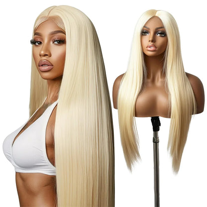 613 Straight Brazilian Human Hair Wigs 13x6 HD  Transparent  Lace Front Wigs 200 Density Lace Frontal Wig Can Be Dyed Any Color