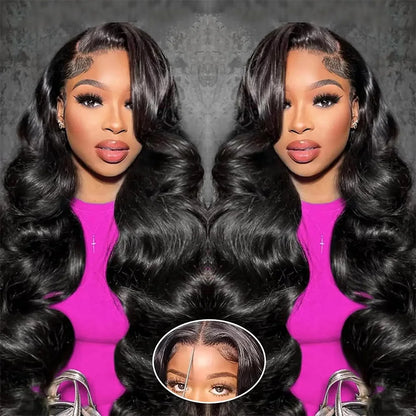 100% Human Hair Wigs Body Wave 13x6 HD Lace Frontal Wig 38 Inch 13x4 Lace Front Wig Brazilian 5x5 Glueless Lace Water Wave Wig.