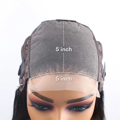 5x5 Glueless Lace Front Human Hair Wigs 360 13x6 HD Transparent Lace Front Wigs For Women With Baby Hair Drawstring Wear And GO