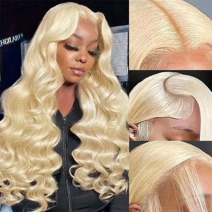 13x6 613 Lace Front Wig Human Hair Body Wave Lace Front Wigs Human Hair 220% Density HD Lace Frontal Wigs Human Hair Pre Plucked