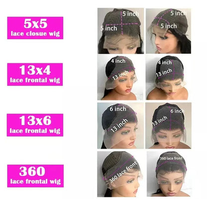 200 Density 13x6 HD Lace Frontal Wig For Black Women Brazilian Wigs Human Hair 5x5 Bone Straight HD Transparent Lace Front Wigs