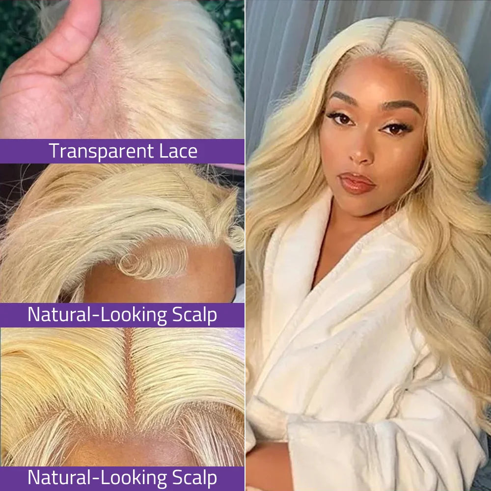 Honey Blonde Wig Body Wave Brazilian Human Hair Wig #613 Lace Wig 13x6 Transparent Lace Wig 36 Inch 13x4 Lace Front Wig Selling.