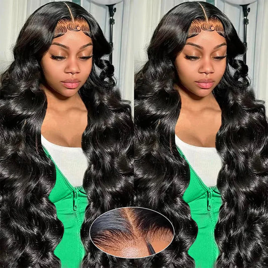 Body Wave 13x4 Pre Plucked Lace Front Wig 13x6 HD Lace Frontal Human Hair Wig 5x5 Transparent Lace Front Human Hair Wig ForWomen
