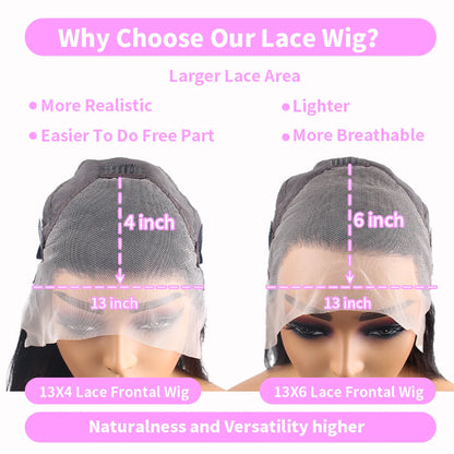 30 Inch 13x6 HD Transparent Lace Front Human Hair Wigs 250% Density Natural Black Straight Lace Front Human Hair Wigs For Women