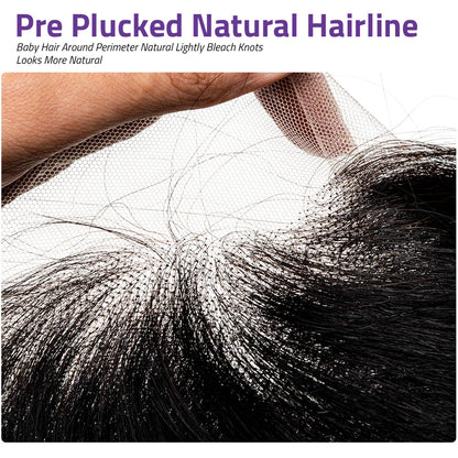 Body Wave Brazilian Human Hair Wigs 13x4 and 13x6 Transparent Lace 40 Inch Wigs 360 HD Full Lace Natural Color Wigs 200% Density