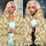 Honey Blonde Wig Body Wave Brazilian Human Hair Wig #613 Lace Wig 13x6 Transparent Lace Wig 36 Inch 13x4 Lace Front Wig Selling.