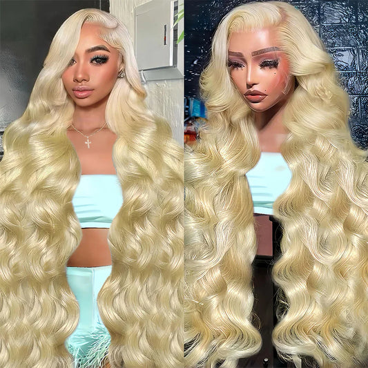 Honey Blonde Wig Body Wave Brazilian Human Hair Wig #613 Lace Wig 13x6 Transparent Lace Wig 36 Inch 13x4 Lace Front Wig Selling.