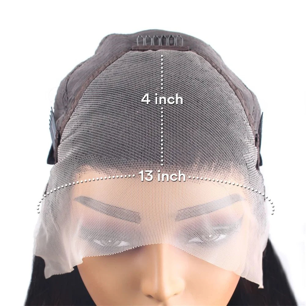 5x5 Glueless Lace Front Human Hair Wigs 360 13x6 HD Transparent Lace Front Wigs For Women With Baby Hair Drawstring Wear And GO