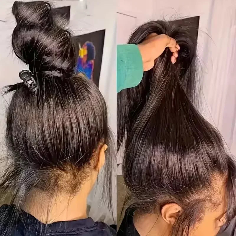 220 Density 13x4 Straight Hd Lace Front Wig 34 Inch 13x6 Lace Frontal Human Hair Wigs Pre Plucked For Women Brazilian Hair Wigs